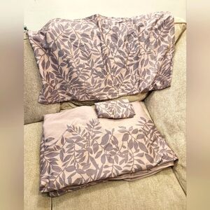 Calvin Klein King Duvet Cover with Pillow Shams